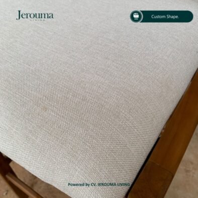 Kursi Bar Kayu dengan Sandaran & Dudukan Empuk – Kursi Counter Custom | Jerouma Living