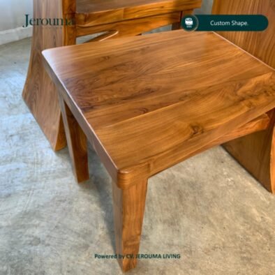 Kursi Kayu Solid Custom Sandaran Tinggi – Jerouma Living