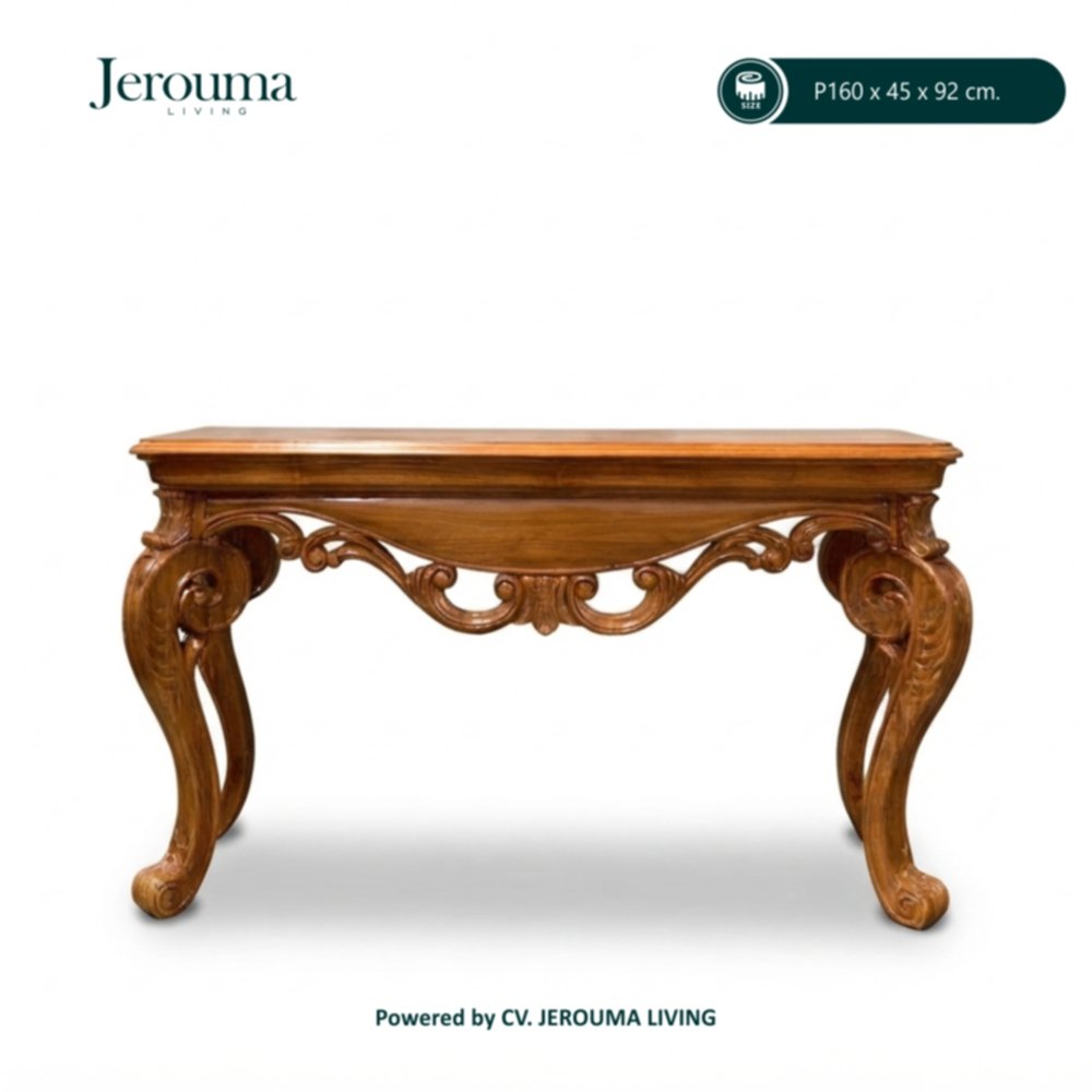 Meja Konsol Kayu Ukir Klasik Mewah | Jerouma Living