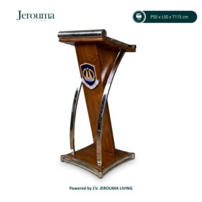 imbar Minimalis Kayu Kombinasi Stainless Steel Premium – Jerouma Living