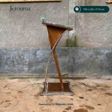 imbar Minimalis Kayu Kombinasi Stainless Steel Premium – Jerouma Living