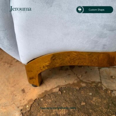 Sofa Ruang Tamu Custom Warna Biru Muda dengan Desain Elegan – Jerouma Living
